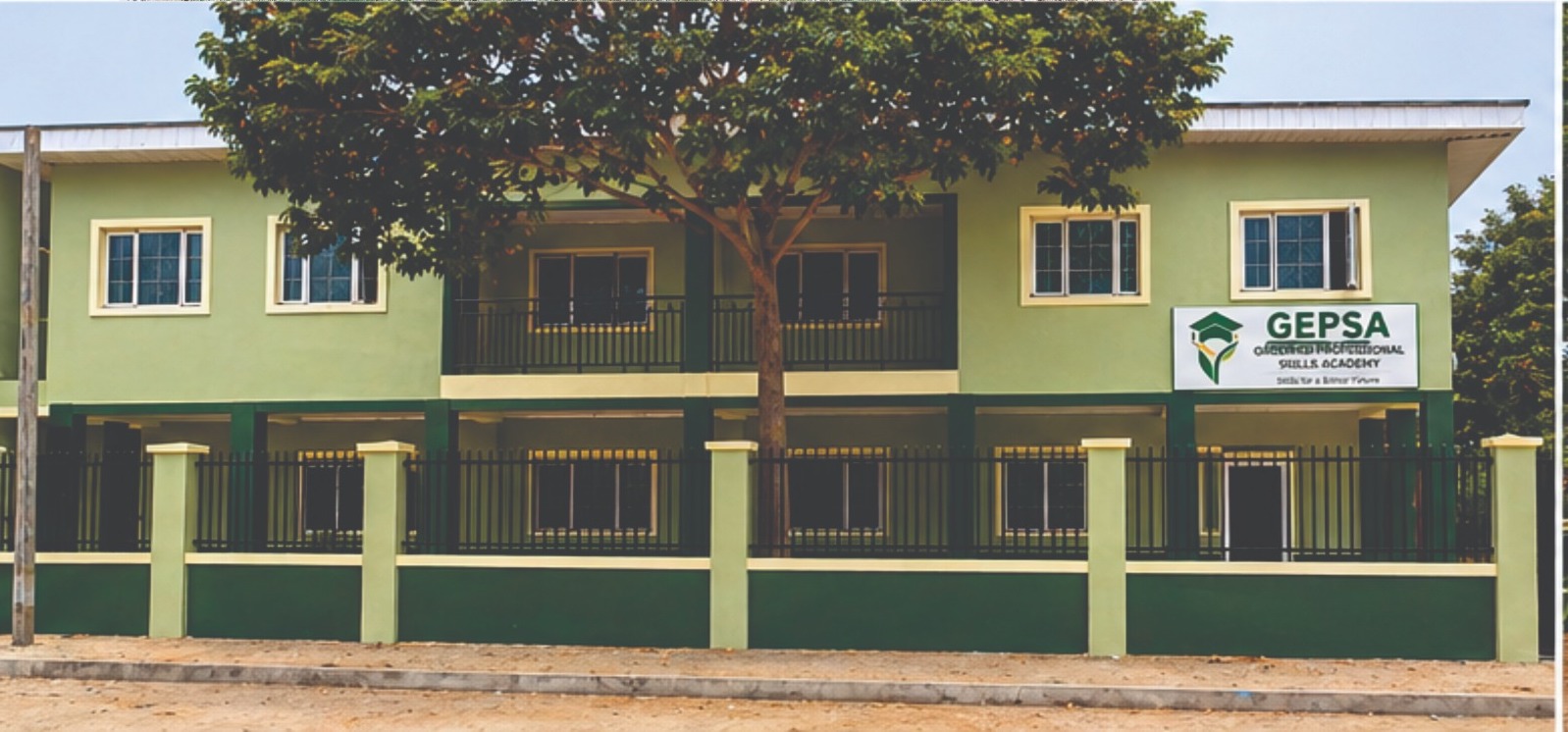 GEPSA campus building before and after renovation
