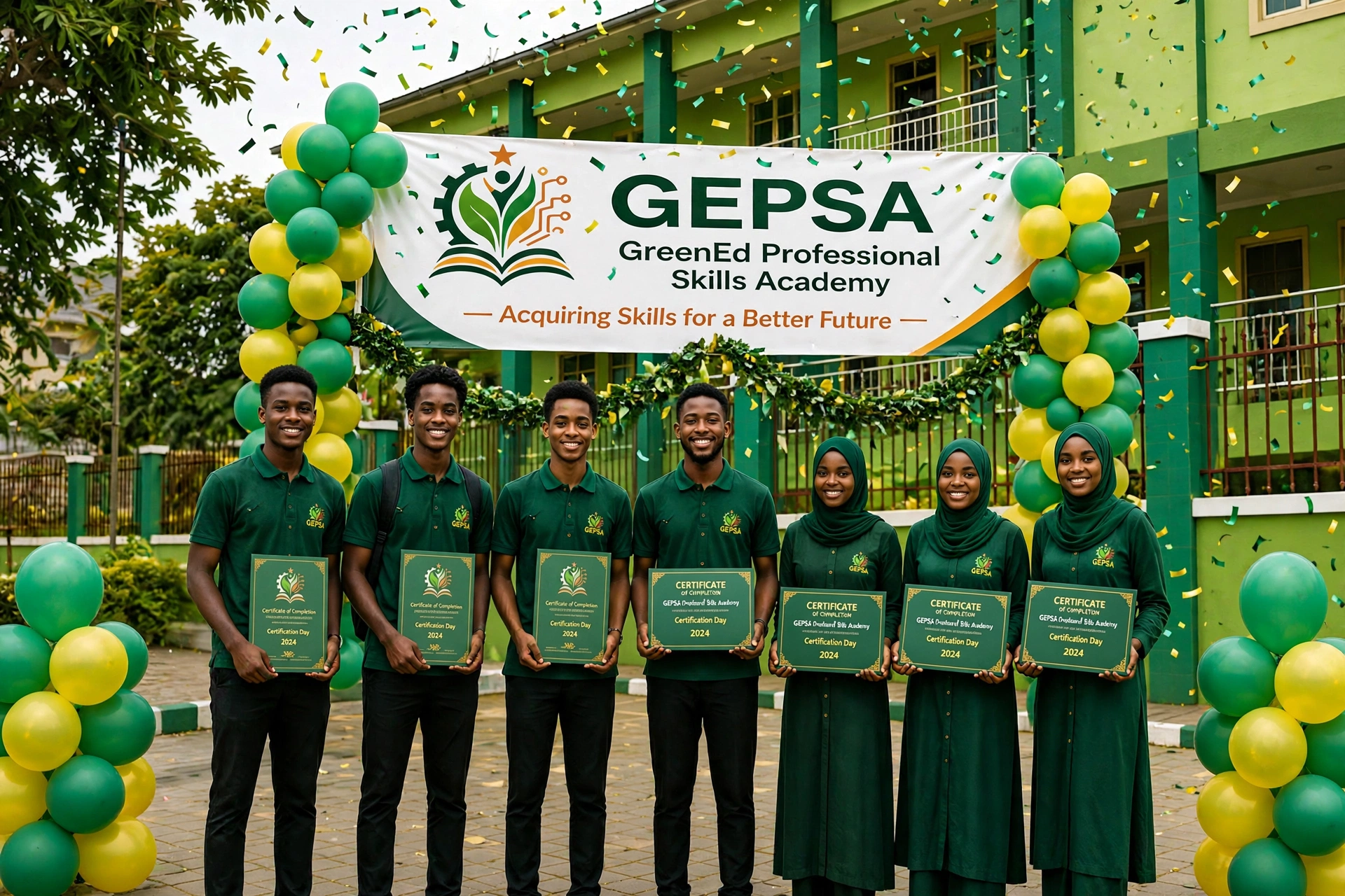 GEPSA campus building front exterior